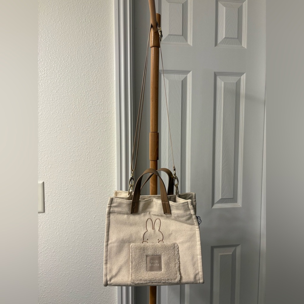 Miffy Boa Series 2way Tote Bag (White)